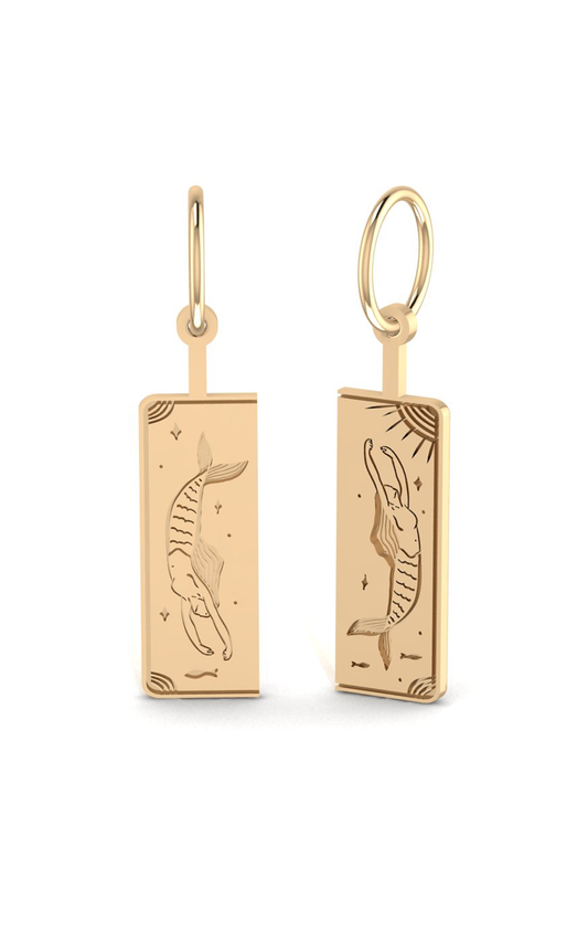 Ocean Muse-10K Gold Hoops