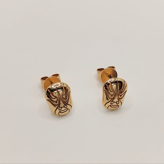 Opera Legacy-10K Gold Stud Earrings