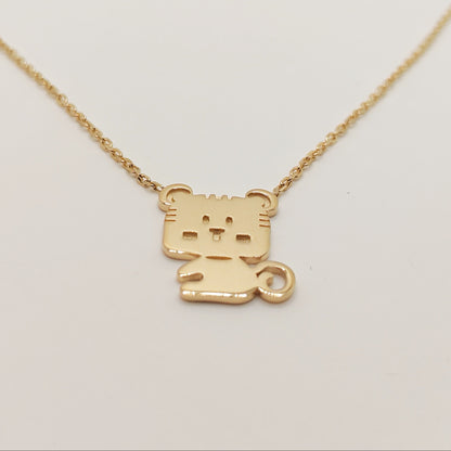 Tiger (Valor)-10K Gold Necklace