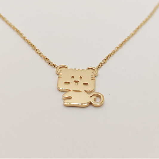 Tiger (Valor)-10K Gold Necklace