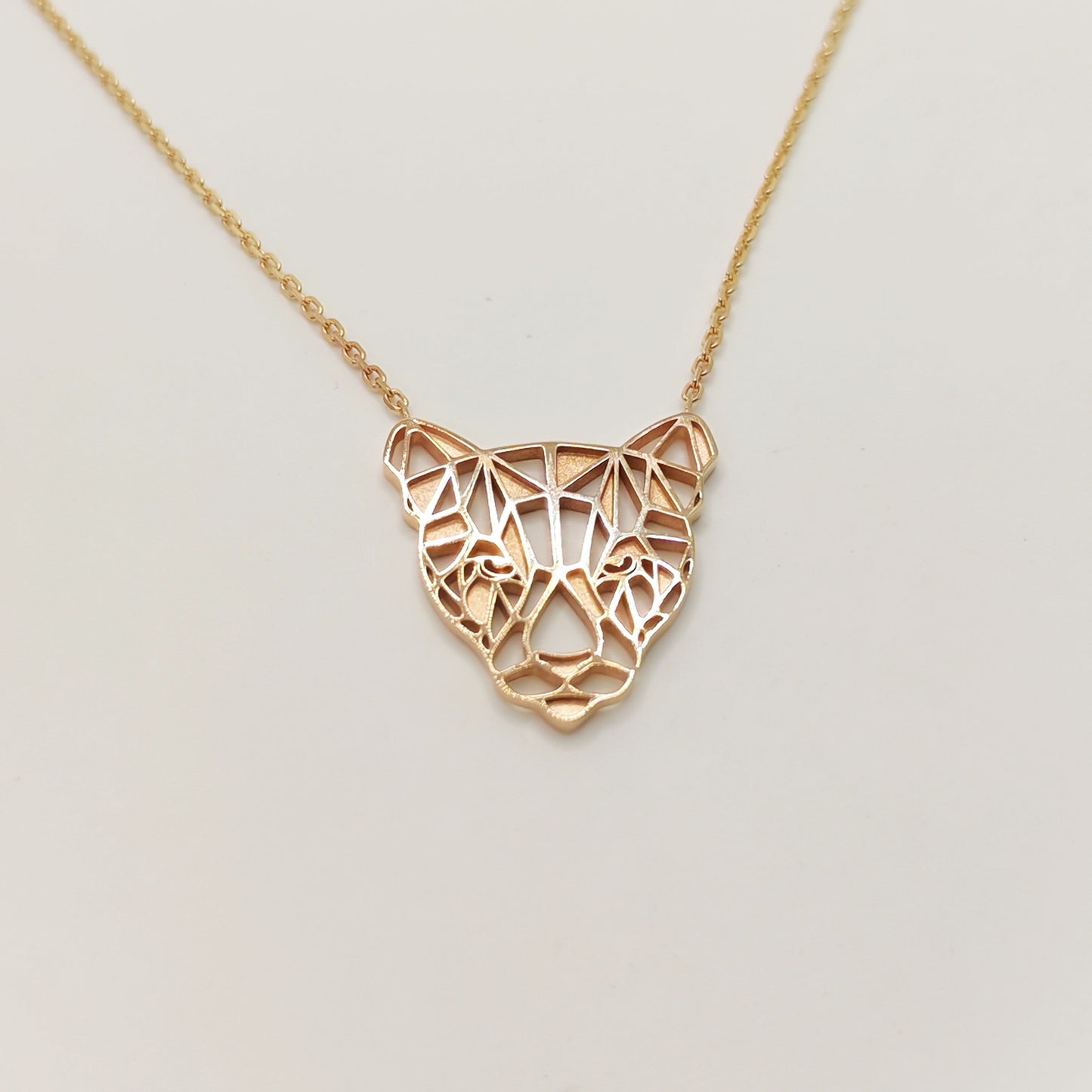 Panthera Pardus-10K Gold Necklace