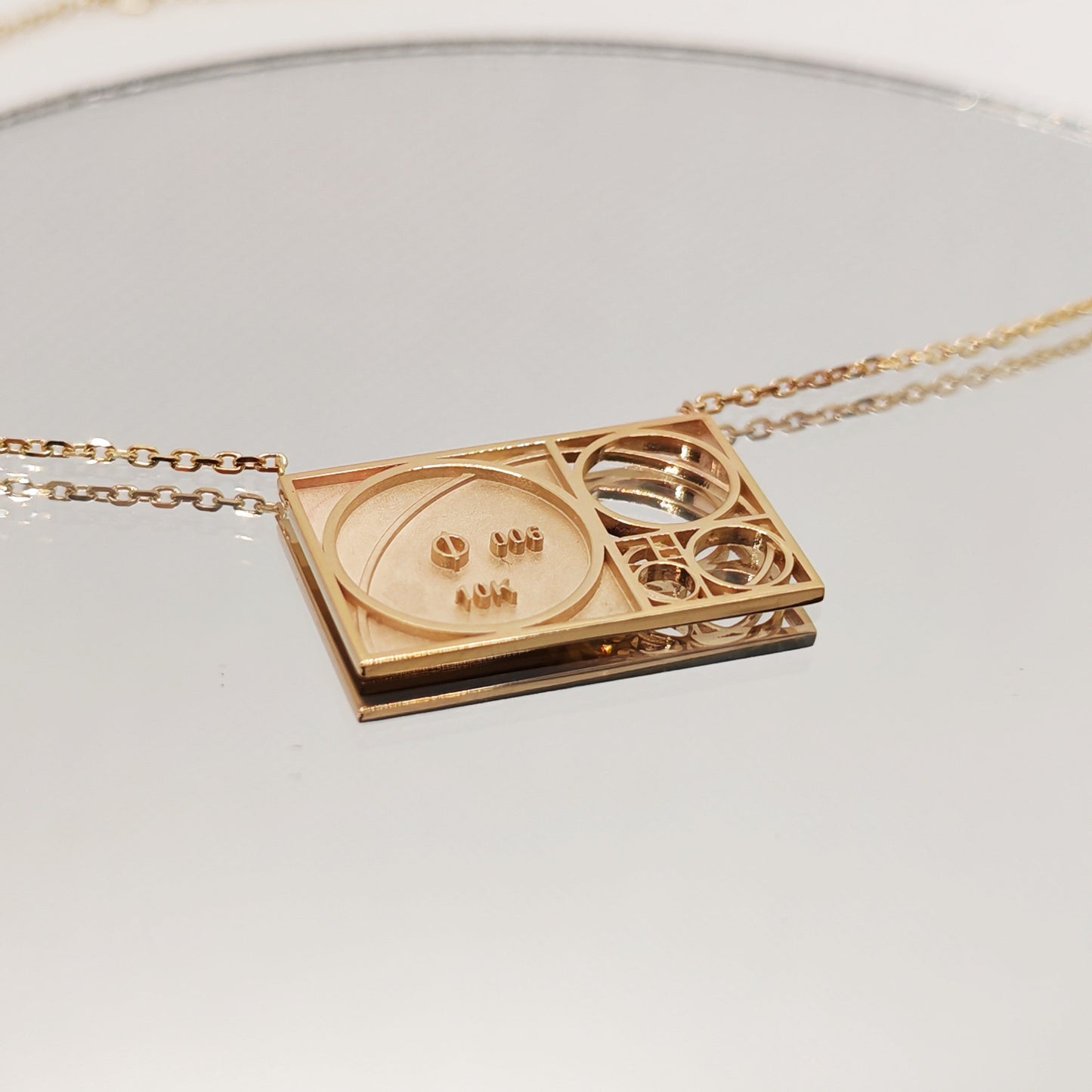 Phi-10K Gold Necklace