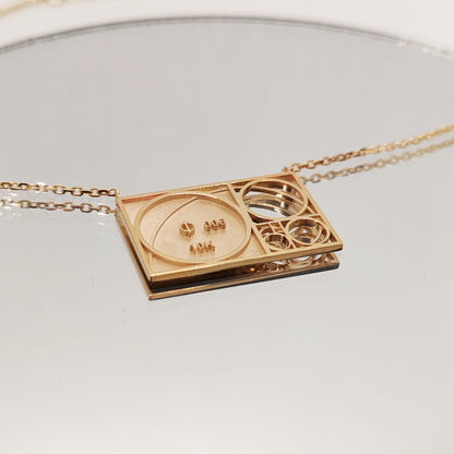 Phi-10K Gold Necklace