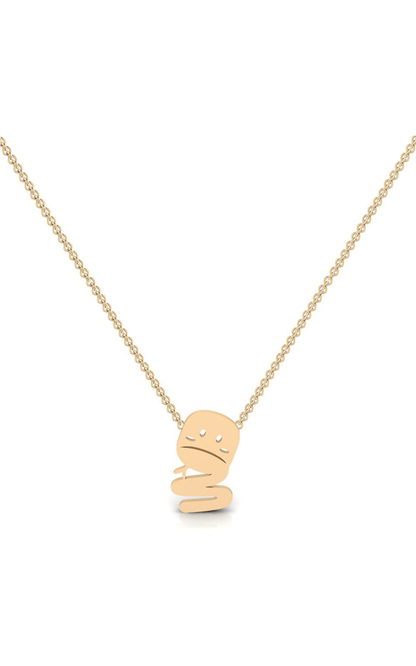 Snake (Myst)-10K Gold Necklace