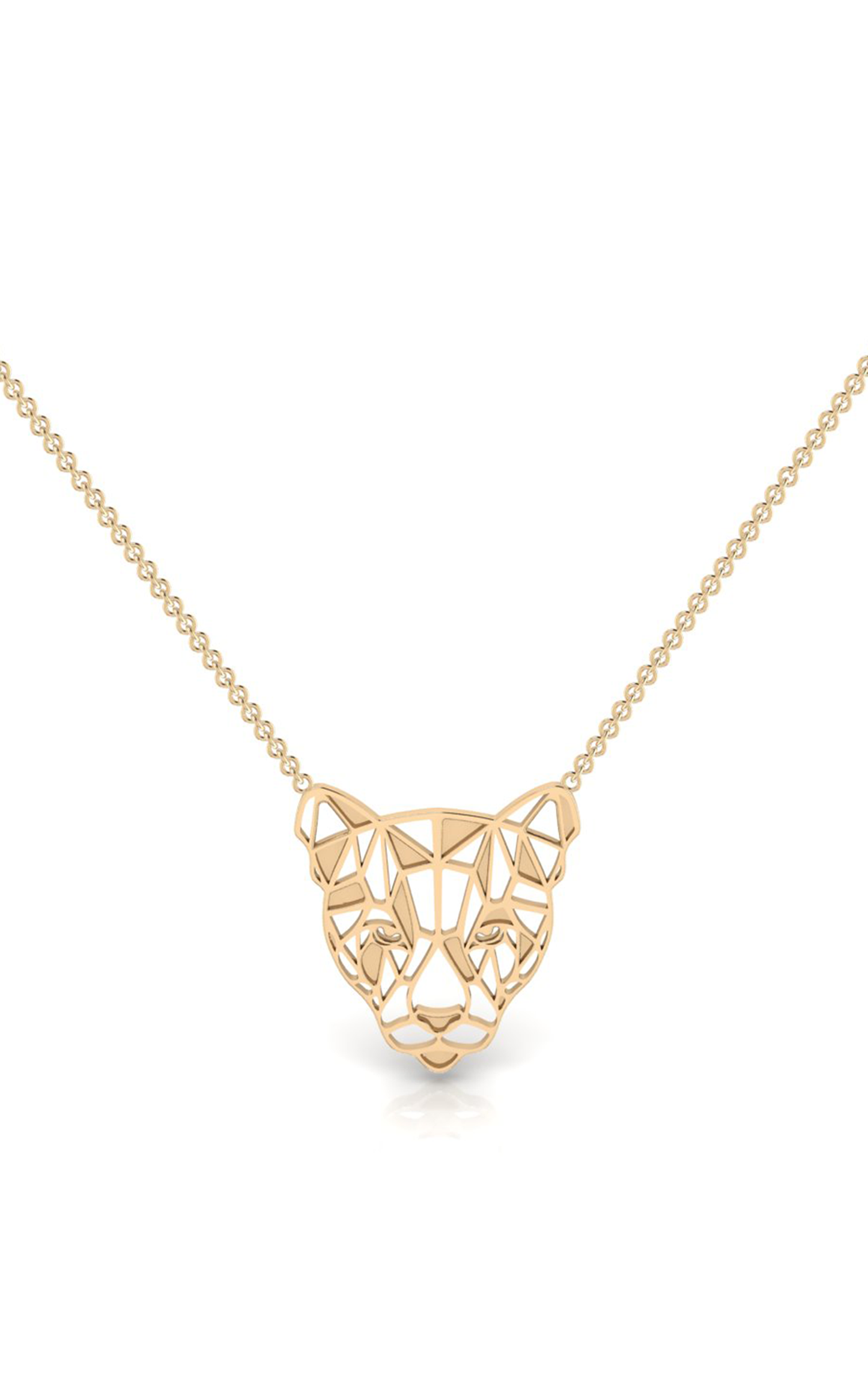 Panthera Pardus-10K Gold Necklace