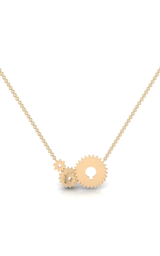 Mechanica-10K Gold Necklace