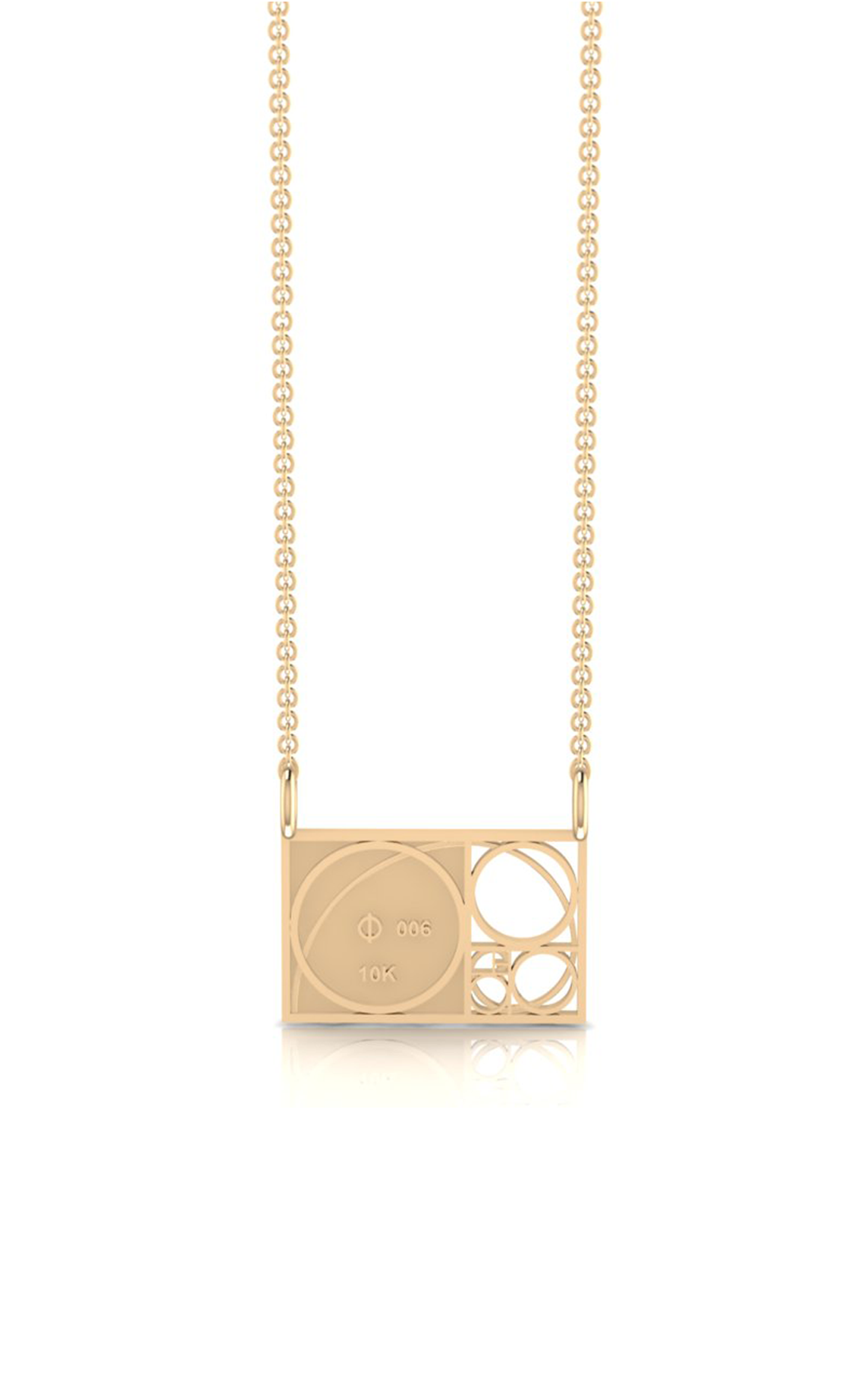 Phi-10K Gold Necklace