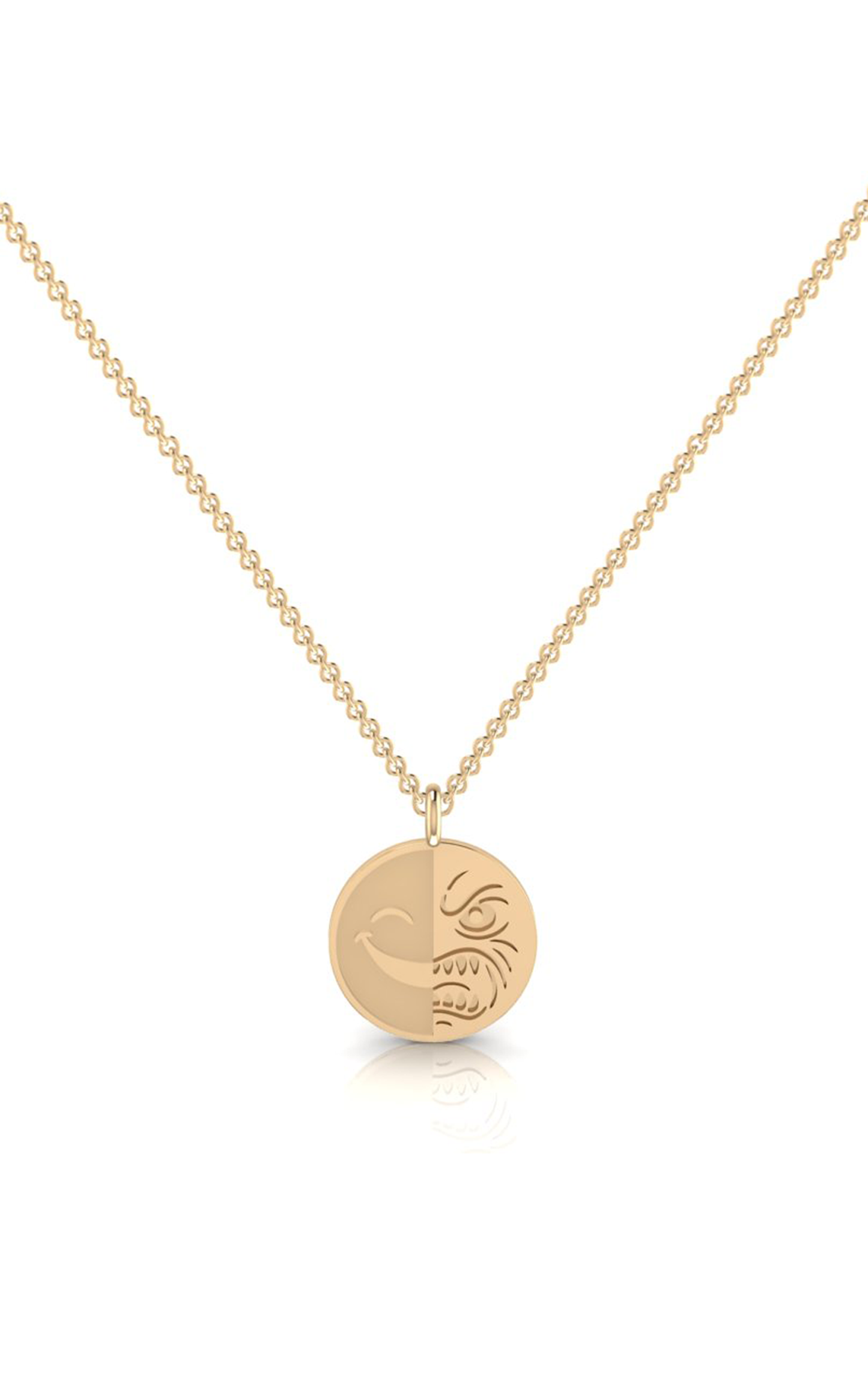 Duality-10K Gold Necklace