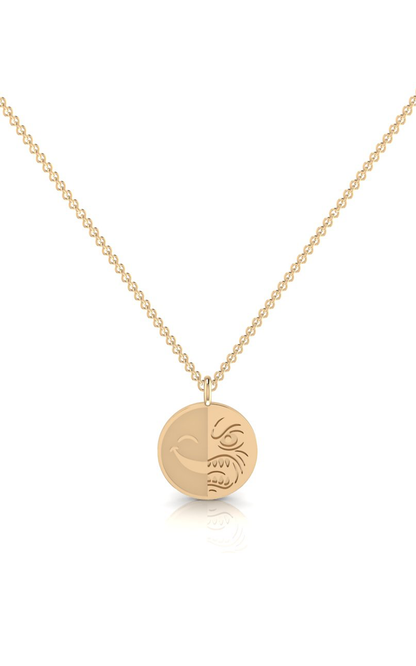 Duality-10K Gold Necklace