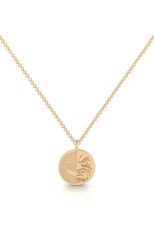 Duality-10K Gold Necklace
