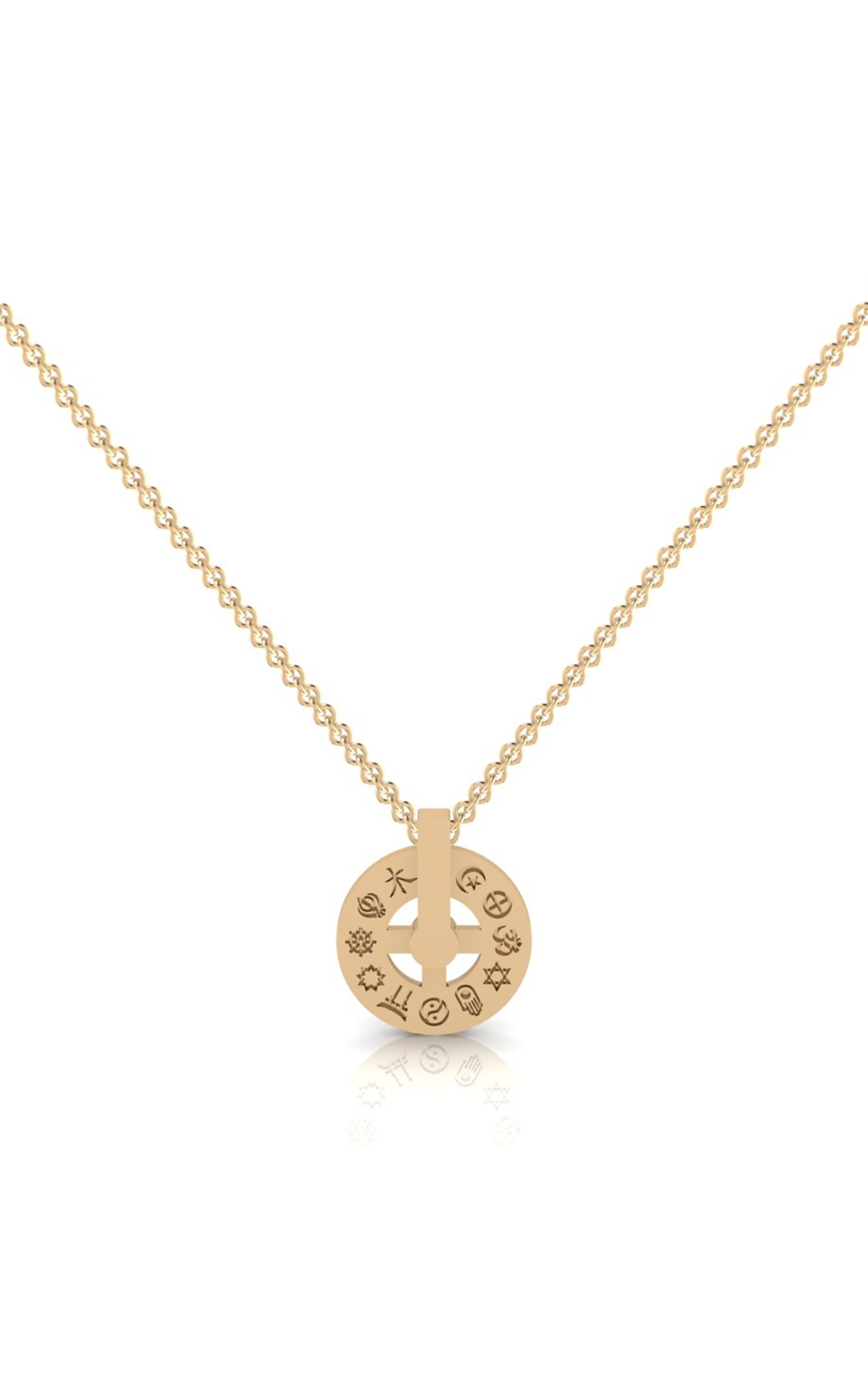 Sacred Twelve-10K Gold Necklace
