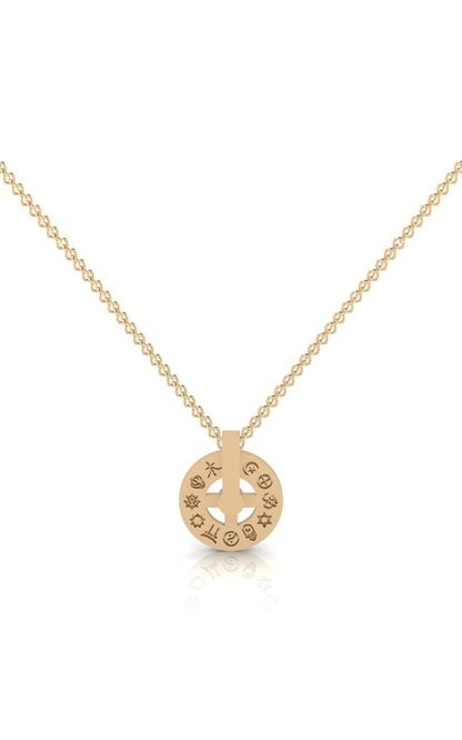 Sacred Twelve-10K Gold Necklace