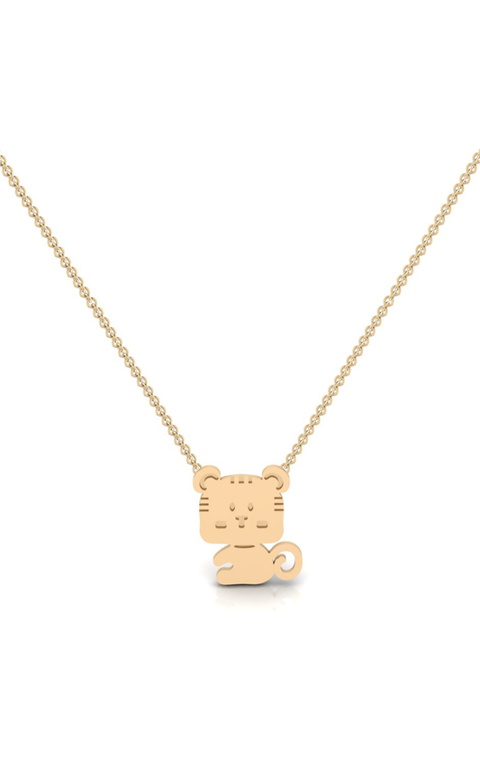 Tiger (Valor)-10K Gold Necklace