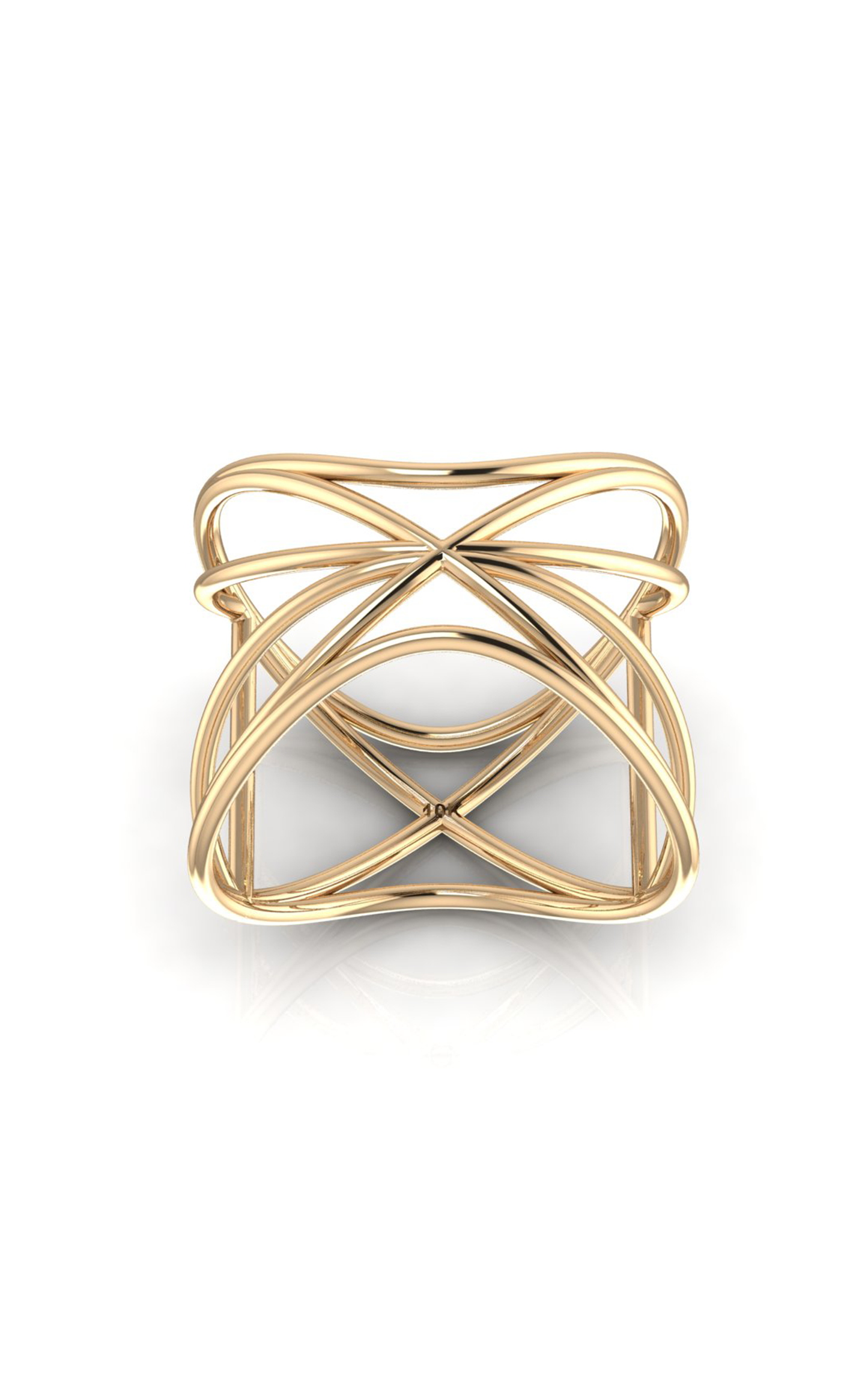 Triform-10K Gold Ring