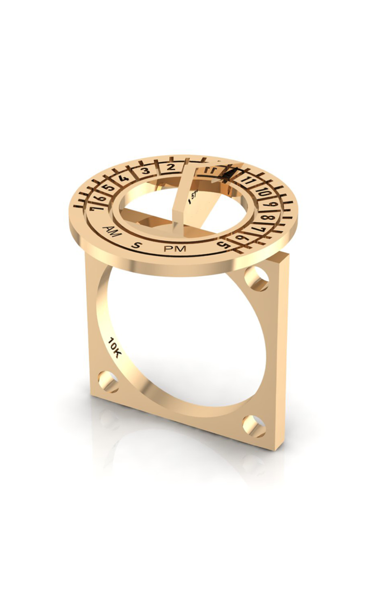 Eternal Sundial-10K Gold Ring