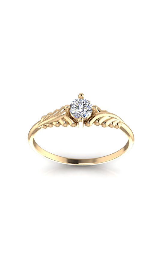 Olive Light-10K Gold Ring