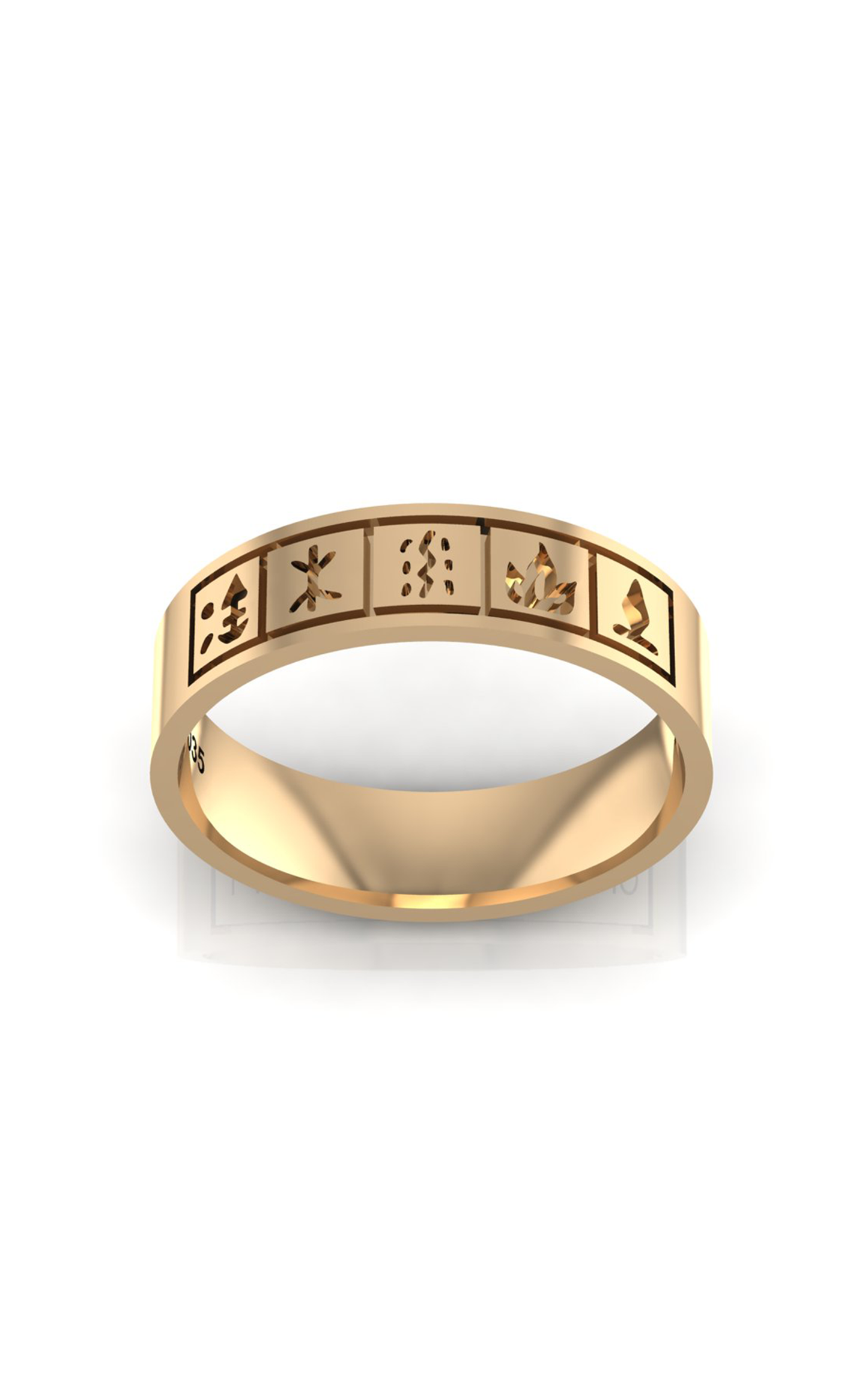 Wu Xing-10K Gold Ring